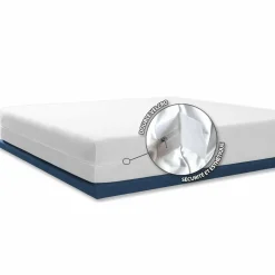 Housse de matelas intégrale anti-punaises de lit (180 x 200 cm) Ombeline Blanche