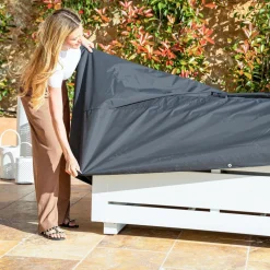 Housse de protection Imperméable pour Salon de jardin (250 x 250 cm) Gris