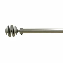 Kit de tringle extensible (L120 - L210 cm / D19 mm) Villalouise Gris