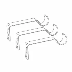 Kit de tringle extensible (L120 - L210 cm / D19 mm) Brasserie Bronze