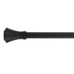 Kit de tringle extensible (L210 - L380 cm / D19 mm) Brasserie Noir Mat