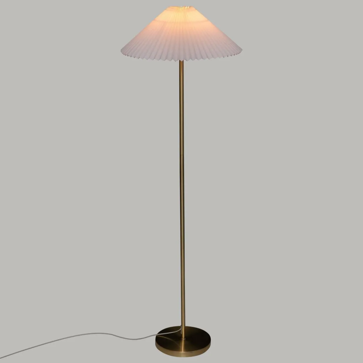 Lampadaire en métal (H150 cm) Jil or