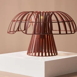 Lampe à poser en métal (20 cm) Poppi Terracotta