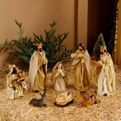 Les 8 santons (Hauteur 15 cm) de Mario