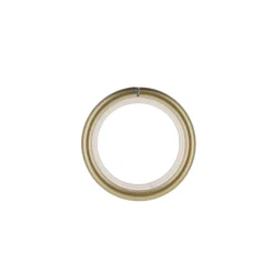Lot de 8 anneaux tringle rideau métal (Diamètre 20 mm) Jim Or