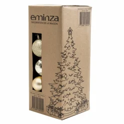 Lot de 30 boules de Noël assorties New Alpine Perle