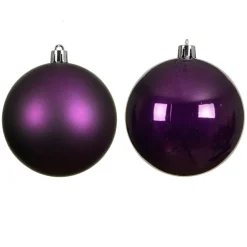 Lot de 16 boules de Noël (D40 mm) Aravis Figue