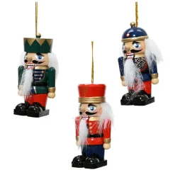 Lot de 3 Casse-noisettes en bois (H9 cm) Vodka Multicolore