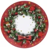 Lot de 12 dessous d'assiette Couronne Rouge