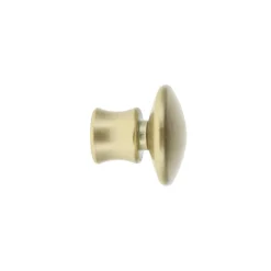 Lot de 2 embouts tringle métal (D20 mm) Champignon Or