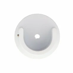 Lot de 2 naissances tringle rideau (D28 mm) Lino Blanc mat