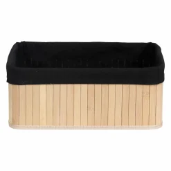 Lot de 4 paniers Anako Noir
