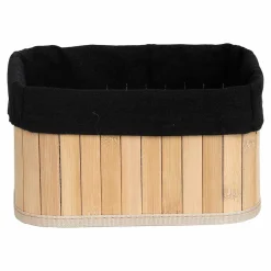 Lot de 4 paniers Anako Noir