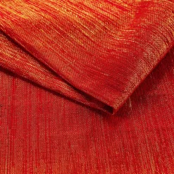 Lot de 3 serviettes coton (40 x 40 cm) Elegancia Rouge