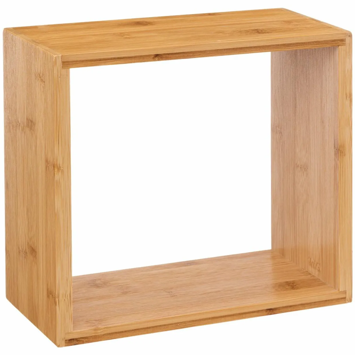 Lot de 3 étagères bambou (H15-20-25 cm) Cube Fixy Naturel