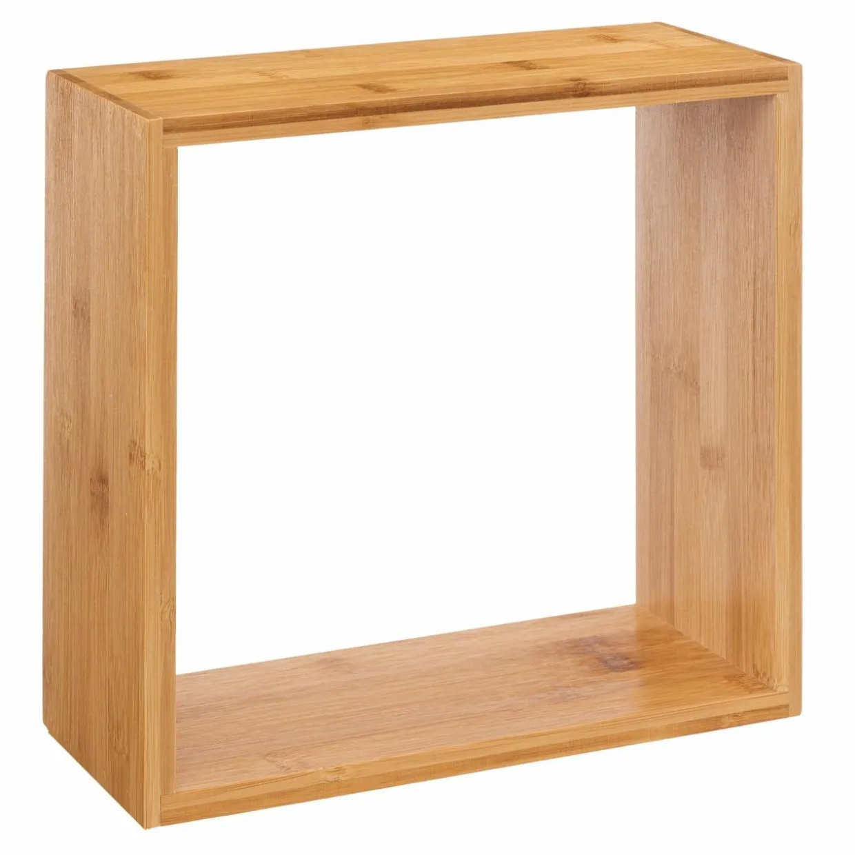 Lot de 3 étagères bambou (H15-20-25 cm) Cube Fixy Naturel