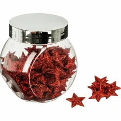 Lot de 100 étoiles à parsemer Rouge