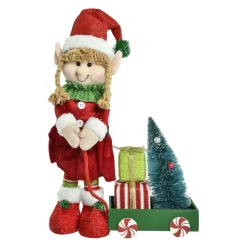 Lutin farceur (H45 cm) Martine et cadeaux Multicolore