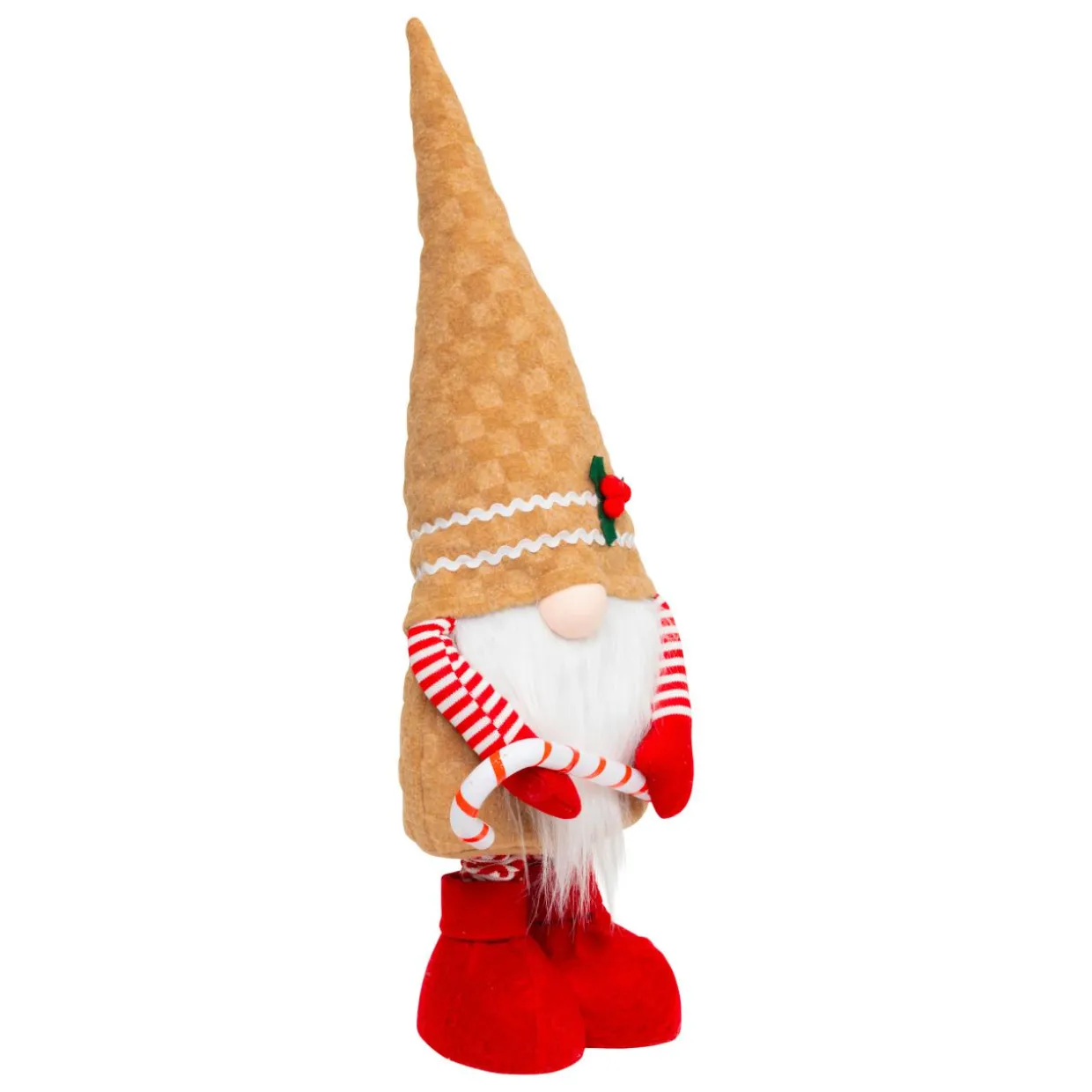 Lutin jambes téléscopiques (H80 cm) Gourmand Pain d'épices Marron clair