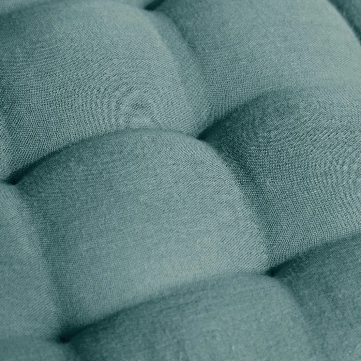 Matelas de sol gaze de coton (60 x 120 cm) Gaïa Bleu canard