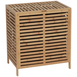 Meuble panier à linge en bambou (53 x H60 cm) Harmonie Naturel