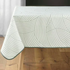 Nappe carrée anti tache (150 x 150 cm) Linea Blanche