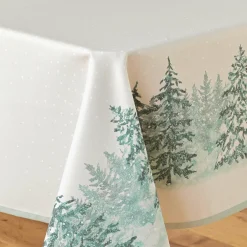 Nappe de Noël rectangulaire (150 x 300 cm) Christmas Ecru