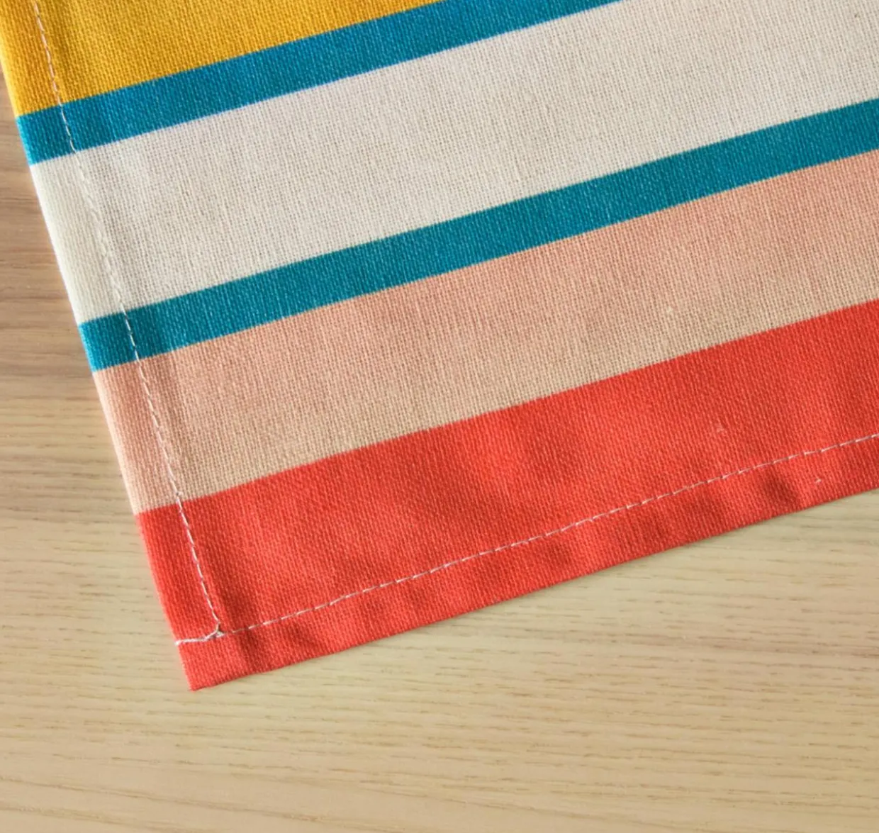Nappe rectangulaire coton enduit (150 x 350 cm) Bonifacio Multicolore