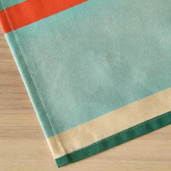 Nappe rectangulaire coton enduit (150 x 350 cm) Cervione Multicolore