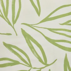 Nappe rectangulaire coton enduit (150 x 350 cm) Galice Vert eucalyptus