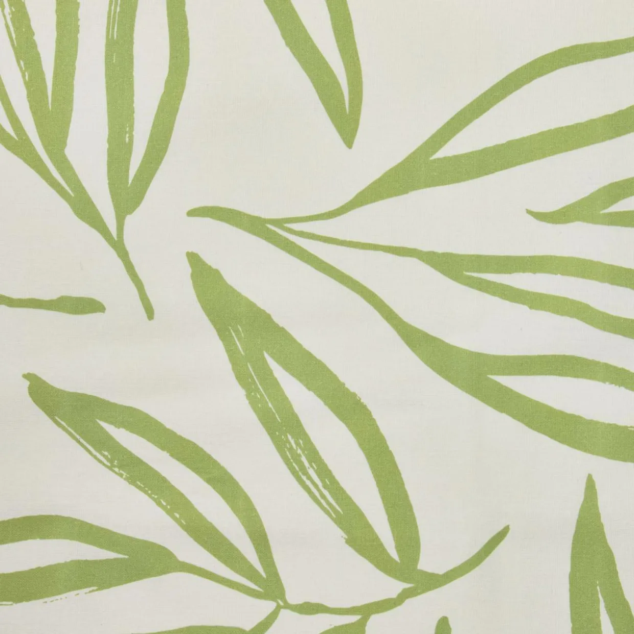 Nappe rectangulaire coton enduit (150 x 350 cm) Galice Vert eucalyptus