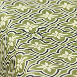 Nappe rectangulaire coton enduit (150 x 250 cm) Gloria Verte