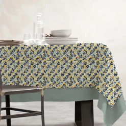 Nappe rectangulaire coton enduit (150 x 350 cm) Mafalda Multicolore
