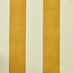 Nappe rectangulaire coton enduit (150 x 250 cm) Clementine Jaune moutarde