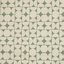 Nappe rectangulaire coton enduit (150 x 250 cm) Sofia Verte