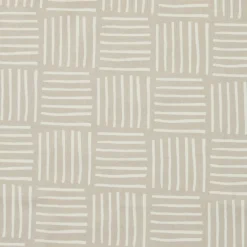 Nappe rectangulaire coton enduit (150 x 350 cm) Paolo Beige