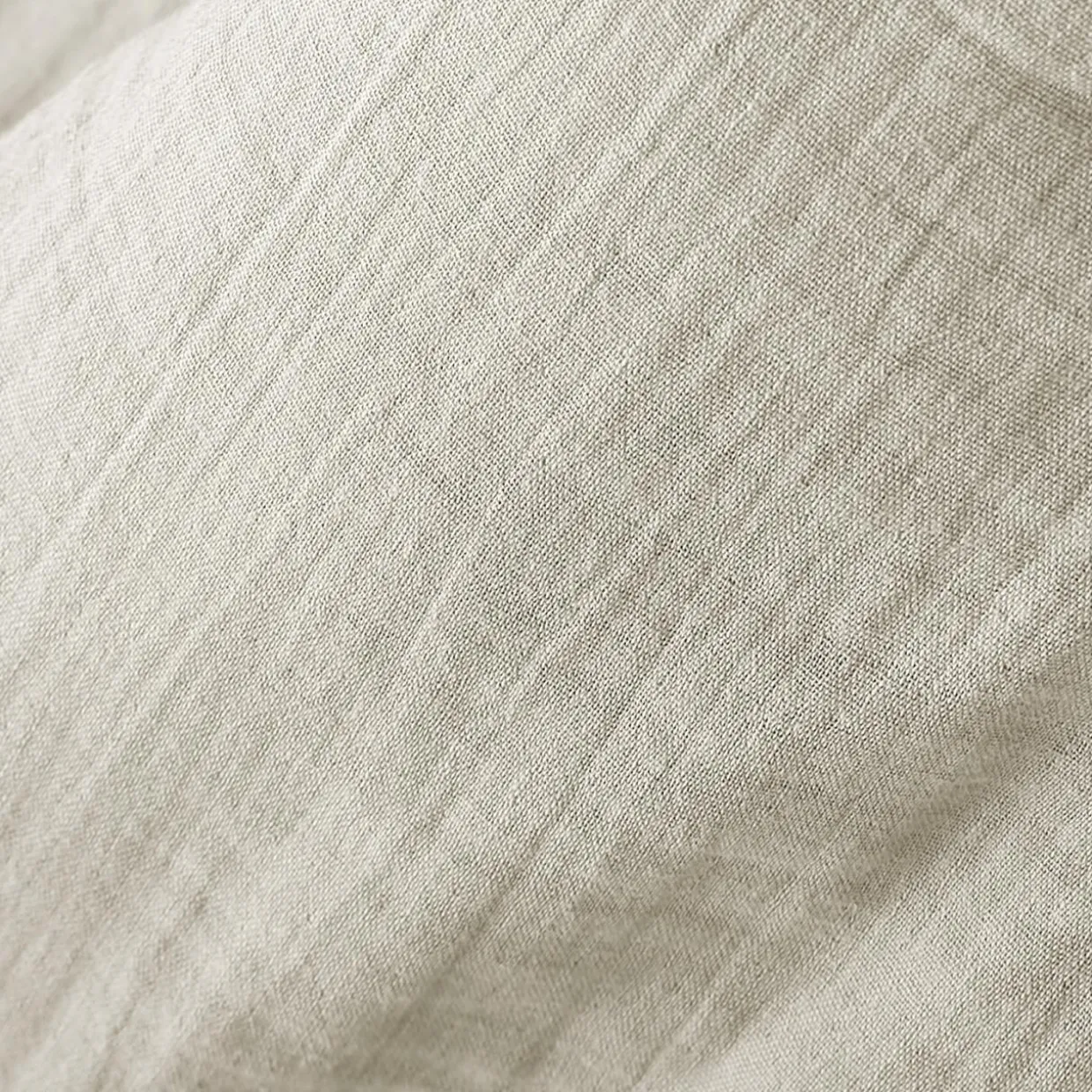Nappe rectangulaire gaze de coton (150 x 350 cm) Gaïa Beige pampa
