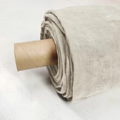 Nappe rectangulaire lin lavé (170 x 250 cm) Louise Beige
