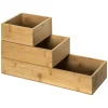 Organisateur de maquillage Tidysmart Bambou
