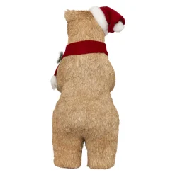 Ours décoratif en bois (H73 cm) Gulliver curieux Marron clair