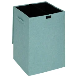 Panier à linge avec séparateur (H60 cm) Colors Bleu arctique