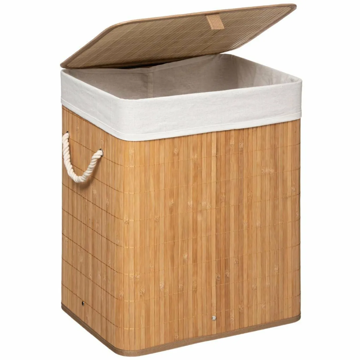 Panier à linge en bambou (H50 cm) Nuevo Naturel