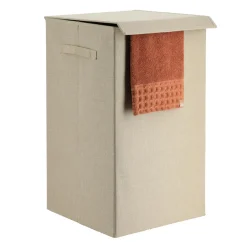 Panier à linge pliable (H60 cm) TissuFlex Beige
