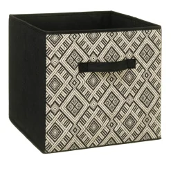 Panier de rangement Ethnique Noir et blanc