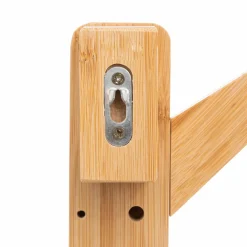 Patère double sens 6 têtes Bambou Naturelle