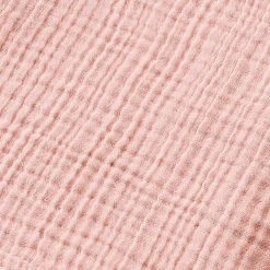 Peignoir de bain gaze de coton S/M Gaïa Rose pêche