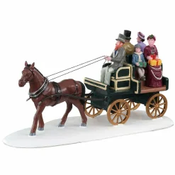 Personnage Lemax Calèche