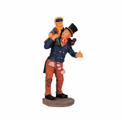 Personnages Lemax Bob Cratchit et Tiny Tim