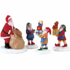 Personnages Lemax En route pour les cadeaux