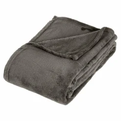 Plaid doux (180 cm) Tendresse Gris